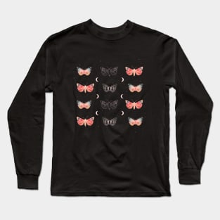 Moths & Moon Long Sleeve T-Shirt